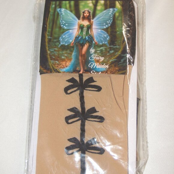 Cute Bow Pattern Pantyhose Stockings Tights NEW - Picture 4 of 4